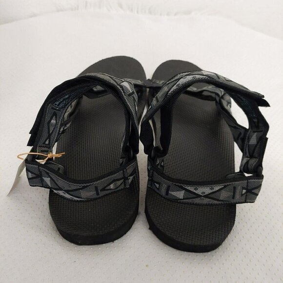 Teva Men's Original Universal Black Gray Geometric Print Sandals 1004006 Size 14 - Picture 5 of 11